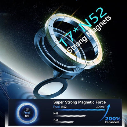 Magnetic Car Phone Holder for Magsafe: 28+LBS Strong Suction Vacuum Phone Mount for Men/Women - 360° Rotatable Adjustable Portable Cell Phone Stand for Iphone 12-16 Pro Max Plus