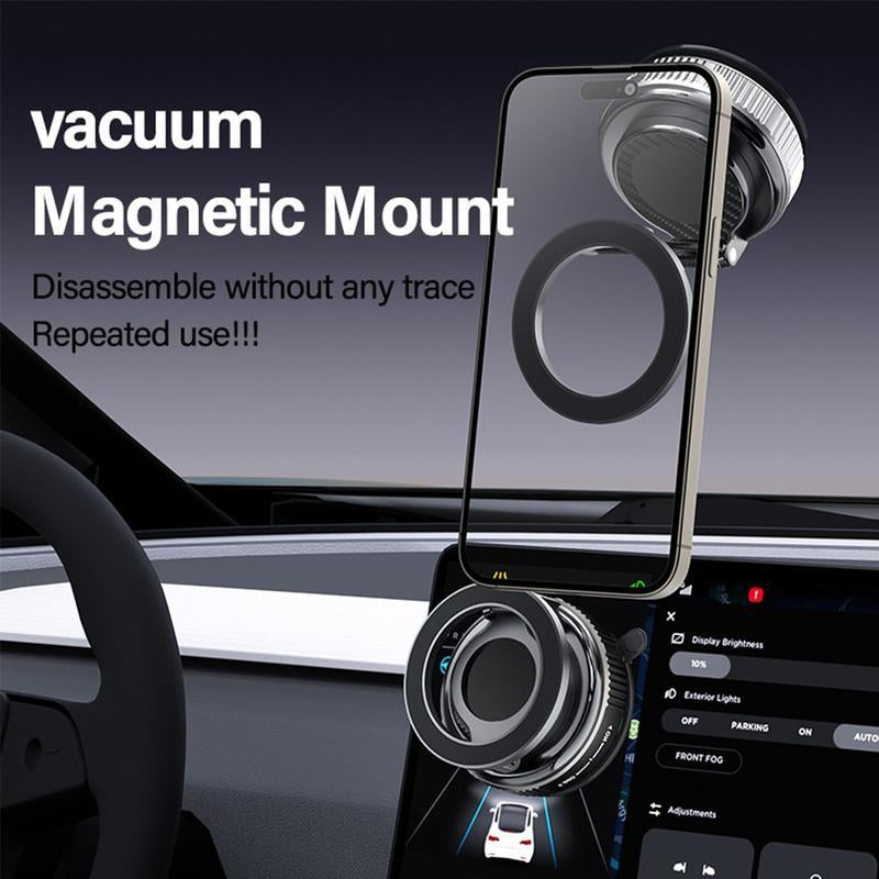Magnetic Car Phone Holder for Magsafe: 28+LBS Strong Suction Vacuum Phone Mount for Men/Women - 360° Rotatable Adjustable Portable Cell Phone Stand for Iphone 12-16 Pro Max Plus