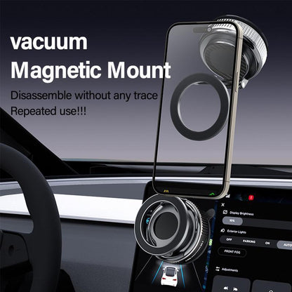 Magnetic Car Phone Holder for Magsafe: 28+LBS Strong Suction Vacuum Phone Mount for Men/Women - 360° Rotatable Adjustable Portable Cell Phone Stand for Iphone 12-16 Pro Max Plus